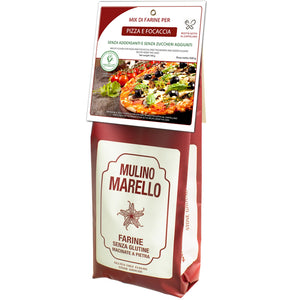 Mélanger pour la pizza et la focaccia sans gluten